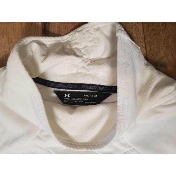 Under Armour EUC Coldgear Reactor 3G Quilted Vest Pockets Adj Turtle Neck Small - Picture 2 of 4